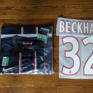 New Paris Saint-Germain Nike Jersey Beckham print